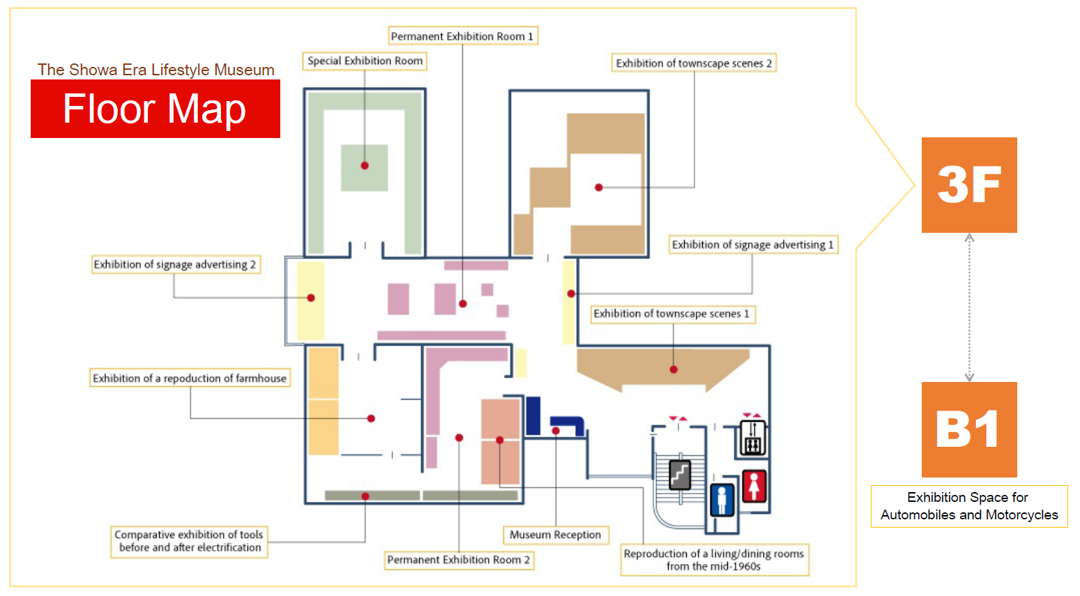 museum floor map